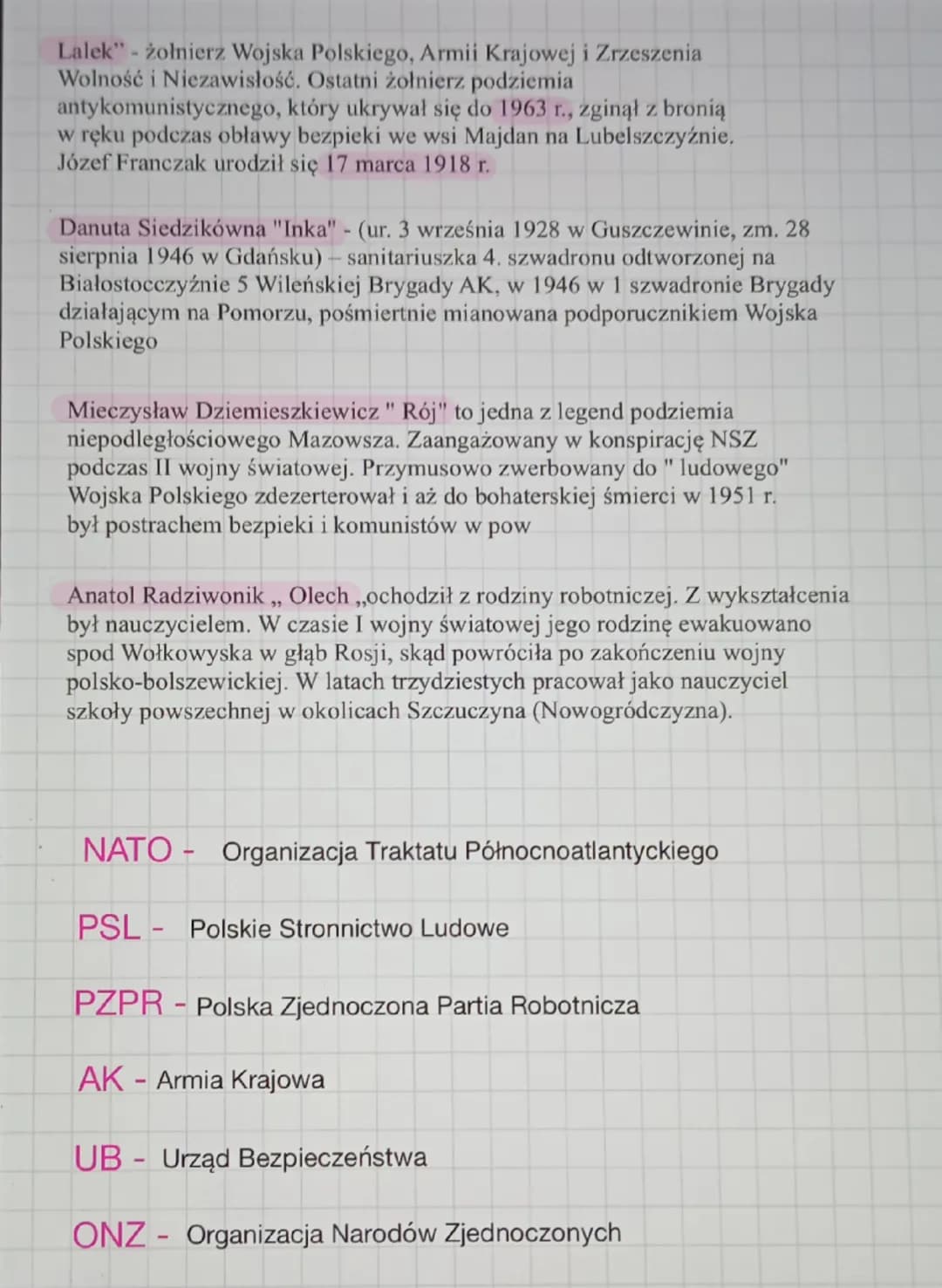 Historia
1944
1945
-
1946
-
reforma rolna
powstanie ONZ
sfałszowanie referendum
1947 - sfałszowane wybory do sejmu ustawodawczego
1947 - ogł