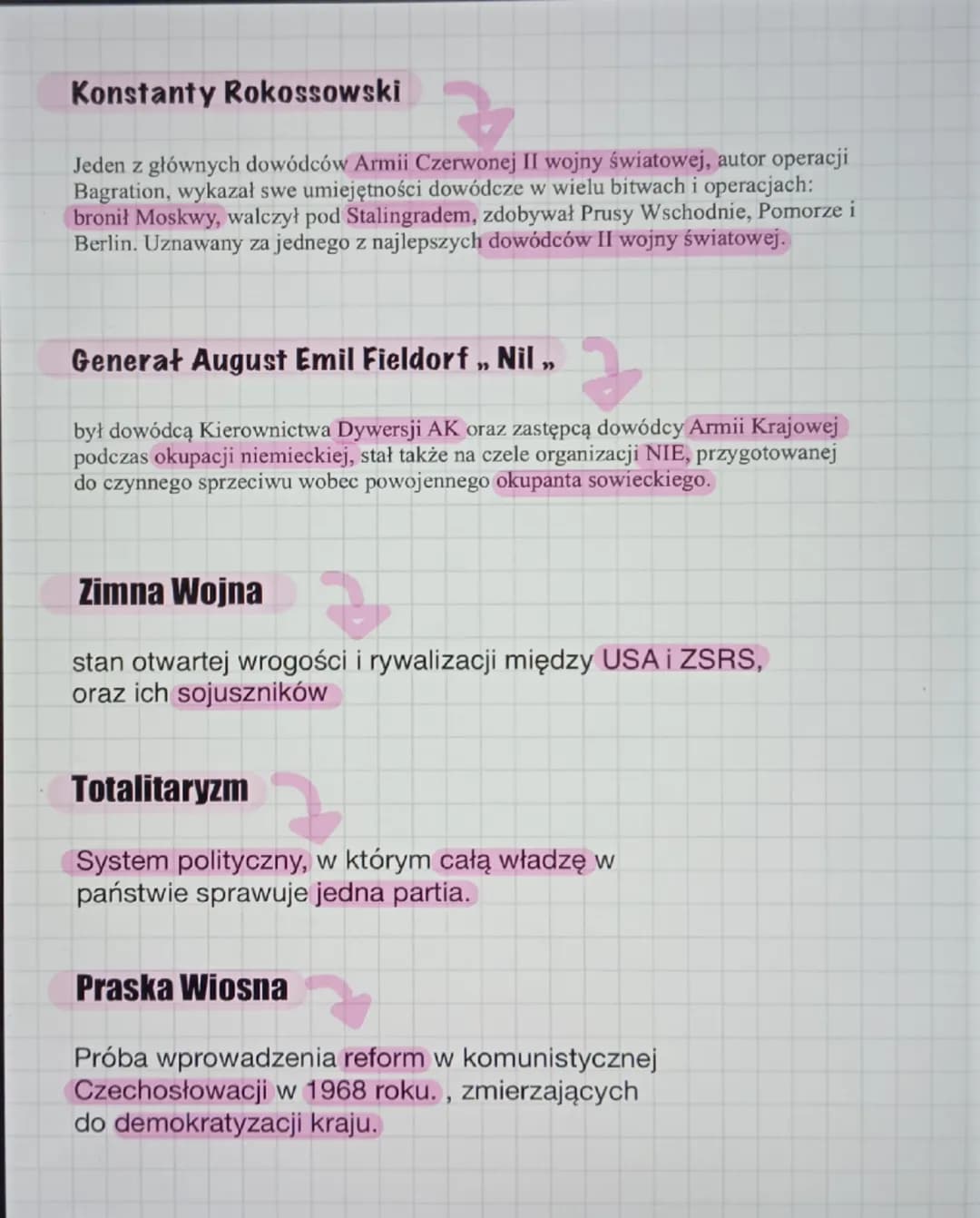 Historia
1944
1945
-
1946
-
reforma rolna
powstanie ONZ
sfałszowanie referendum
1947 - sfałszowane wybory do sejmu ustawodawczego
1947 - ogł