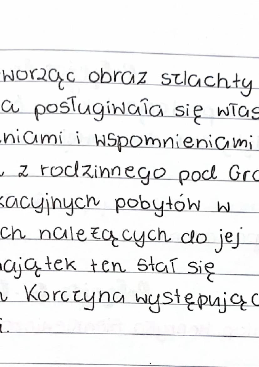 lekcja 2
T: NOKÓI, nad niemnem" Elizy Oraesckowe;"
1. Ród Korczyńskich najważniejszy
W całej powieści:
a) Andrzej - najstarszy z trzech
brac