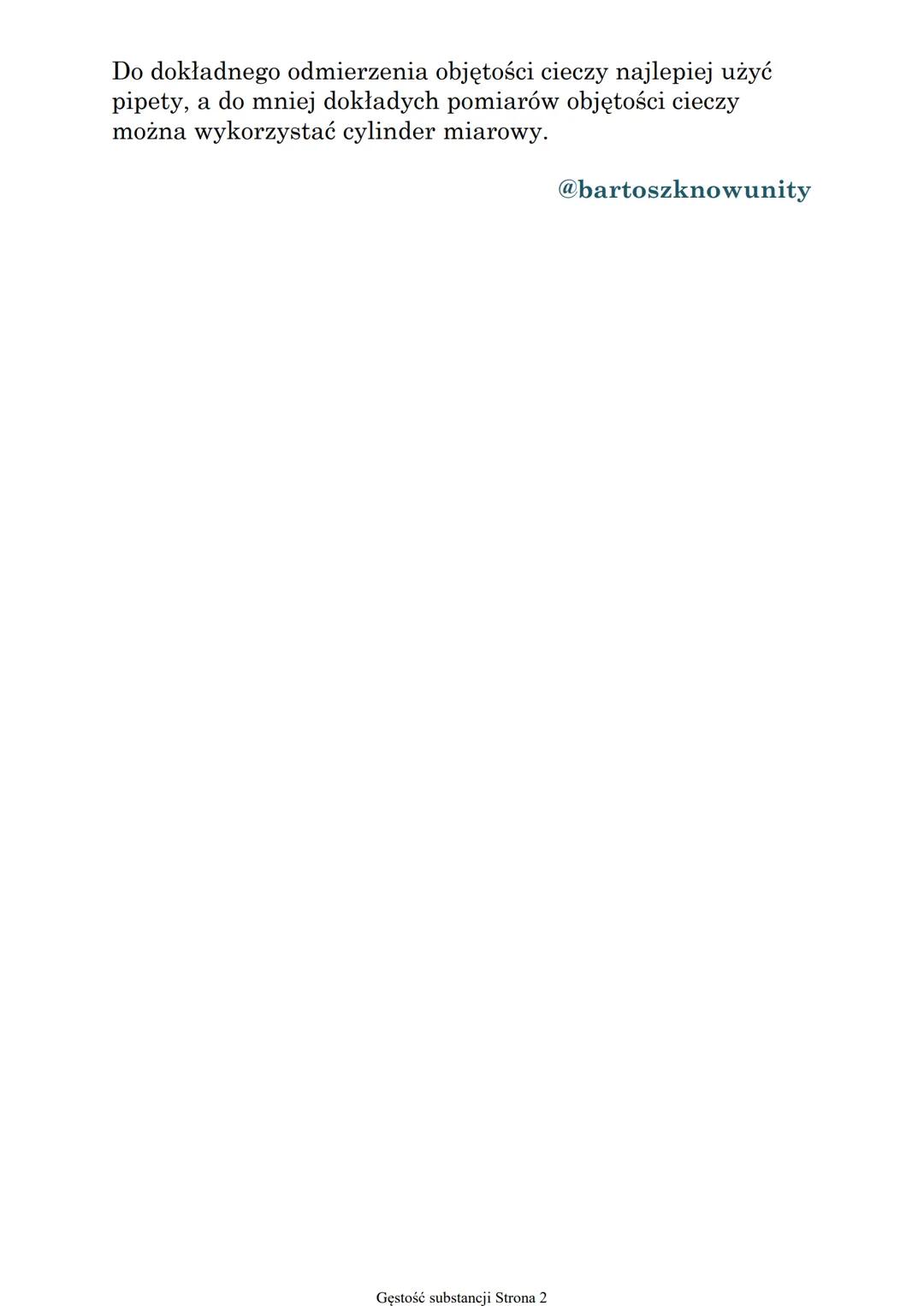 Gęstość substancji
Klasa 7,, Chemia Nowej Ery " Nowa Era
Gęstość to właściwość substancji którą można badać
niemal codziennie, np. Dodająć s