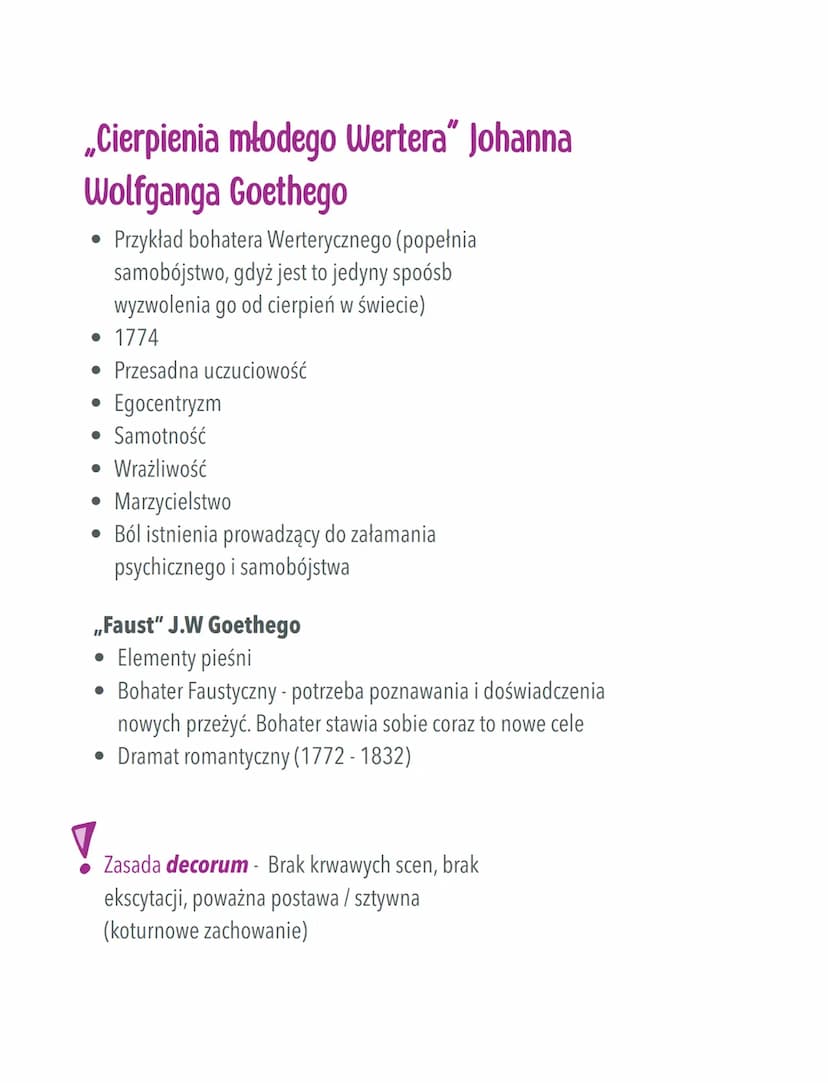 Romantyzm
Powtórzenie
1822 - Debiut poetycki Adama sentymentalizmu
Mickiewicza „Ballady i Romanse"
- Właściwy Romantyzm
1830-Upadek powstani