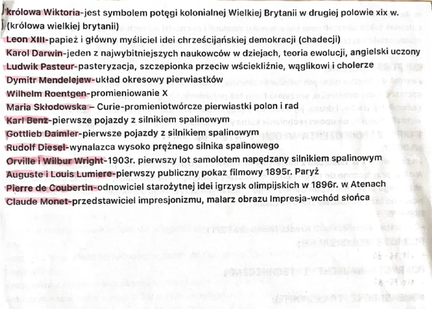 --- OCR Start ---
historia:
DATY:
1861-1865-wojna secesyjna
1860-wyprawa tysiąca czerwonych koszul
1861-zjednoczenie Włoch
1866-przyłączenie