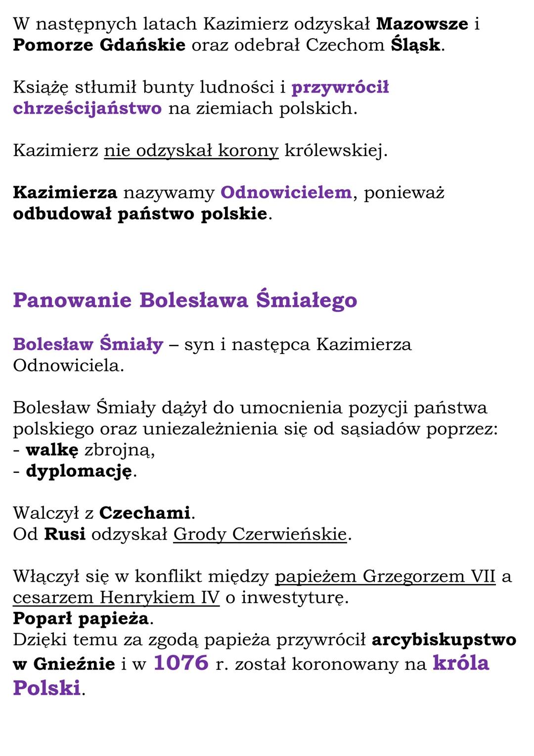 Polska pierwszych Piastów
Cały dział (Rozdział VI, kl. 5)
Zanim powstała Polska
Pradzieje ziem polskich
Przez tysiące lat dużą część ziem, n