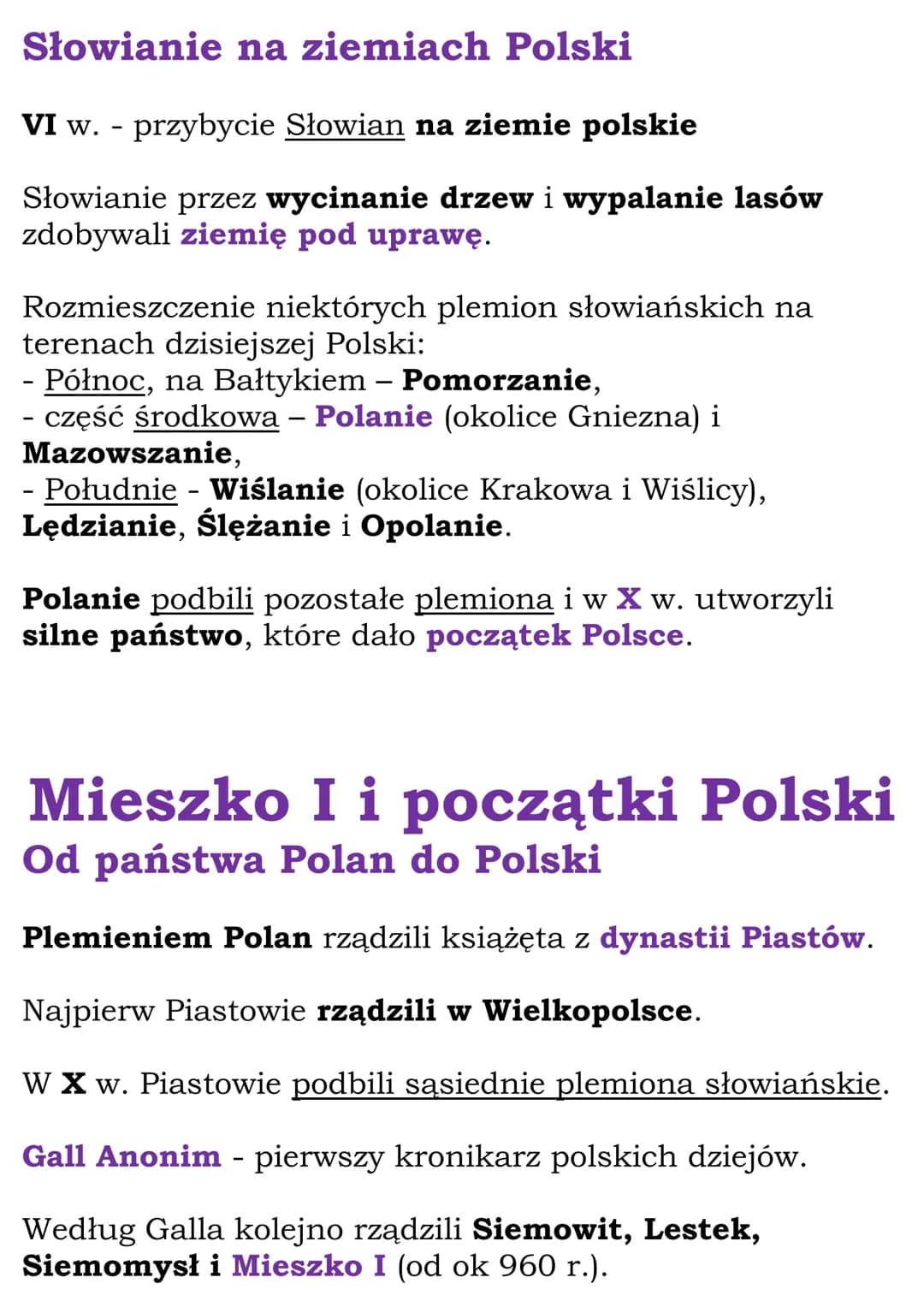 Polska pierwszych Piastów
Cały dział (Rozdział VI, kl. 5)
Zanim powstała Polska
Pradzieje ziem polskich
Przez tysiące lat dużą część ziem, n