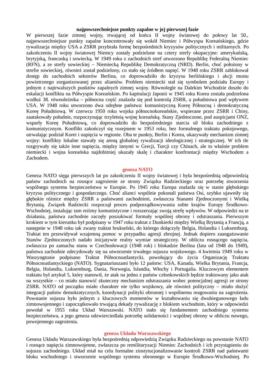 # Świat po II wojnie światowej. Początek zimnej wojny.
skutki II wojny światowej

polityczne

- Rozpad systemu wersalskiego: Dotychczasowy p