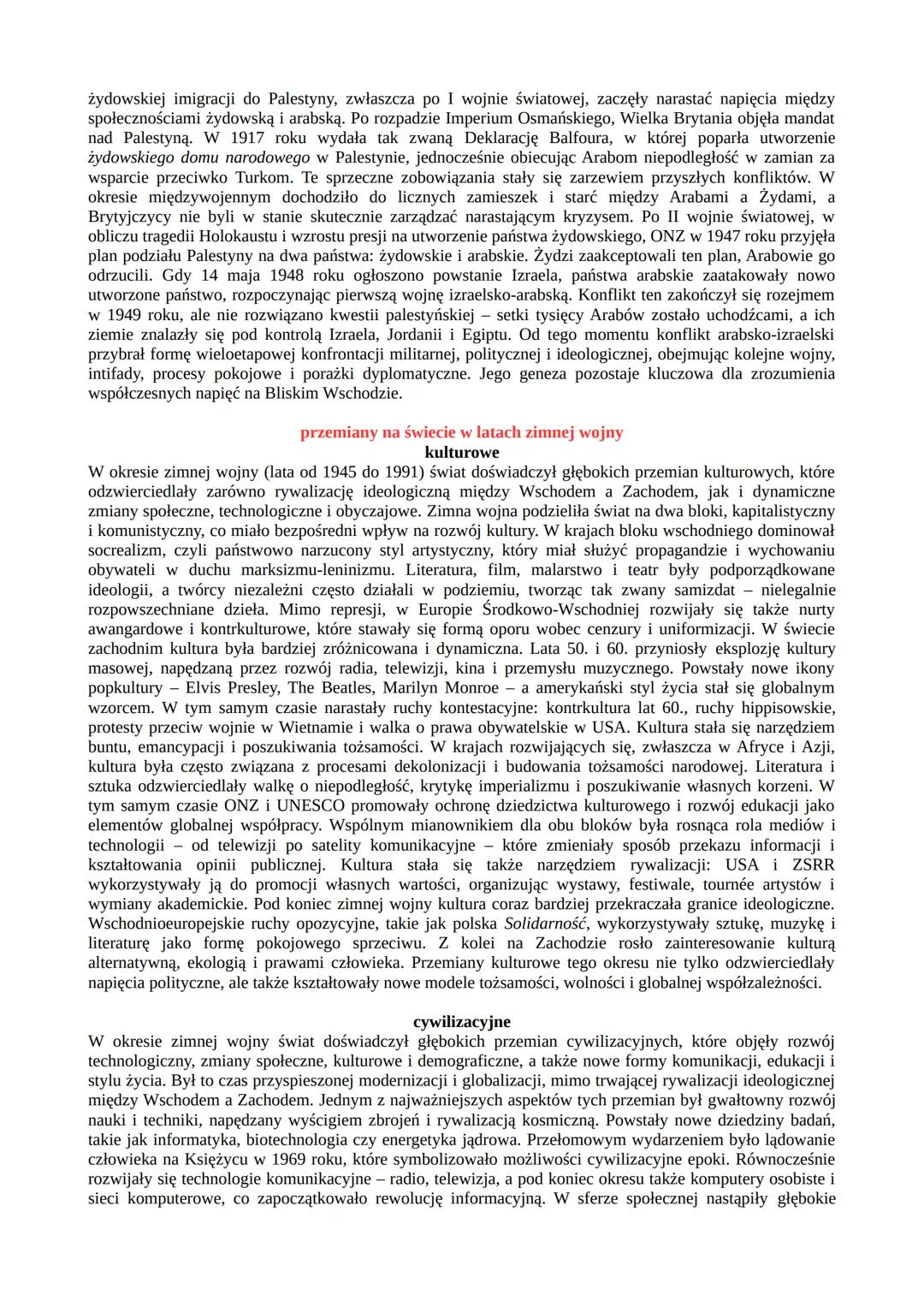 # Świat po II wojnie światowej. Początek zimnej wojny.
skutki II wojny światowej

polityczne

- Rozpad systemu wersalskiego: Dotychczasowy p
