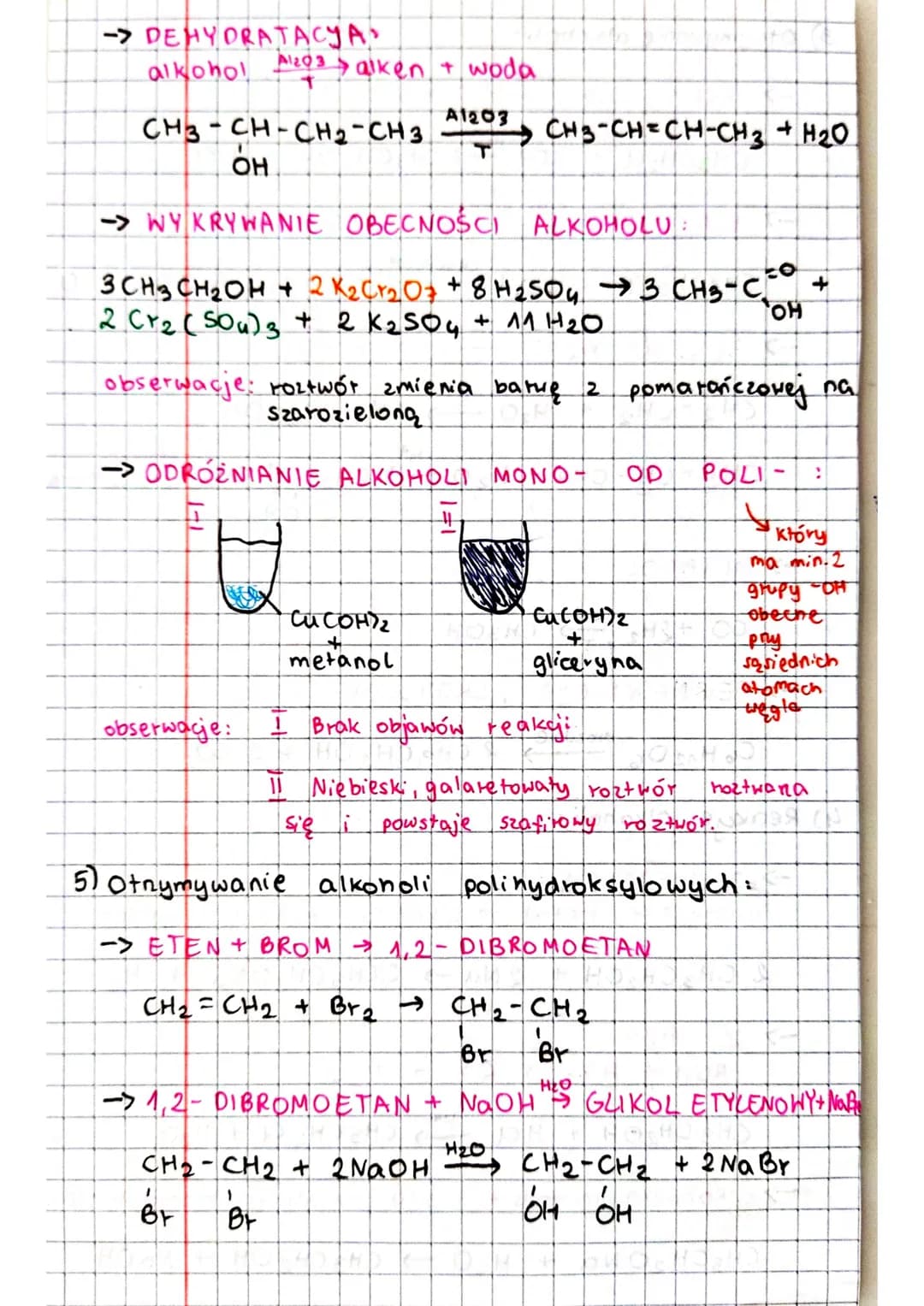 1) Nazewnictwo:
2
3.
CH3-CH-CH 3
H-CH3
OH
1
5
2
CH3 CH-CH₂ - CH₂ - OH
S
1
1
4 CH2
5CH3
OH
13
OH OH
CH₂-C-CH3.
1
3¹
OH-CH
CHO CH-CH-CHÍCH, 3-