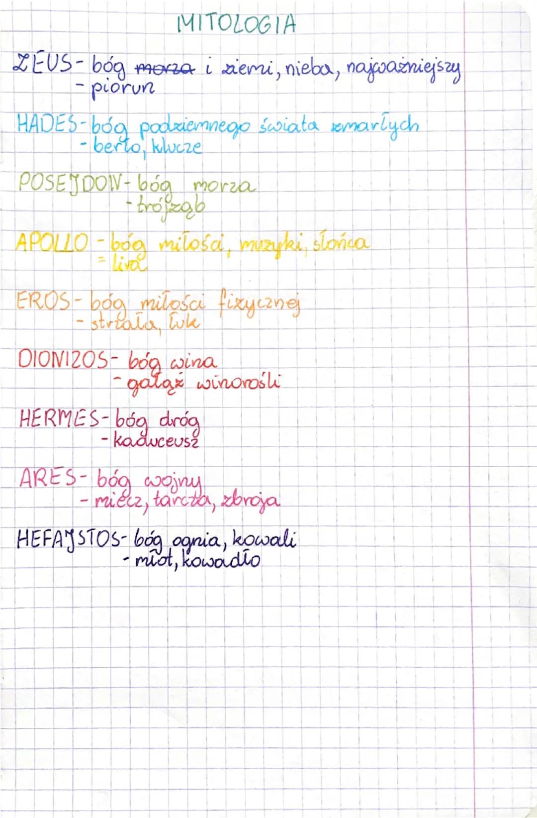 MITOLOGIA
GAJA- matka ziemi, bogini płodności
- ziemia
HERA - bogini płodności, kobiet w ciąży
- owoce granatu
ATENA- bogini mądrości
-tarcz