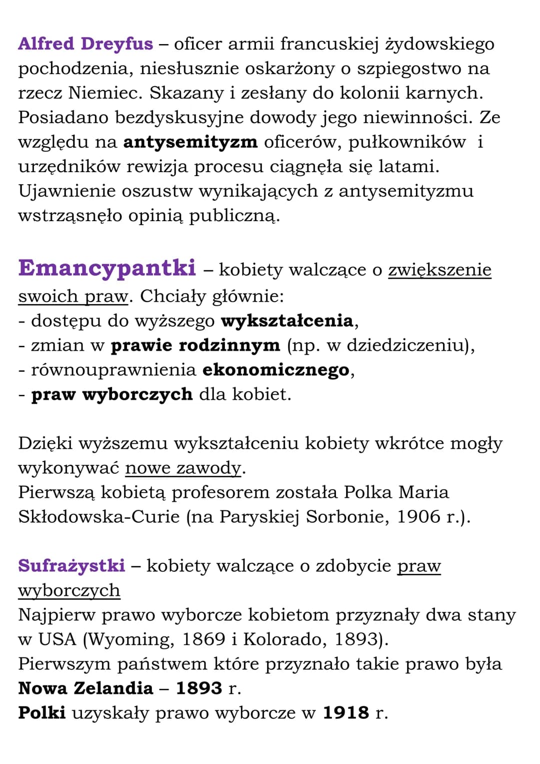 Nowe ideologie i ruchy
społeczne
Demokratyzacja w Europie Zachodniej
Rewolucja przemysłowa -> zmiany społeczne ->
demokratyzacja ustrojów:
-