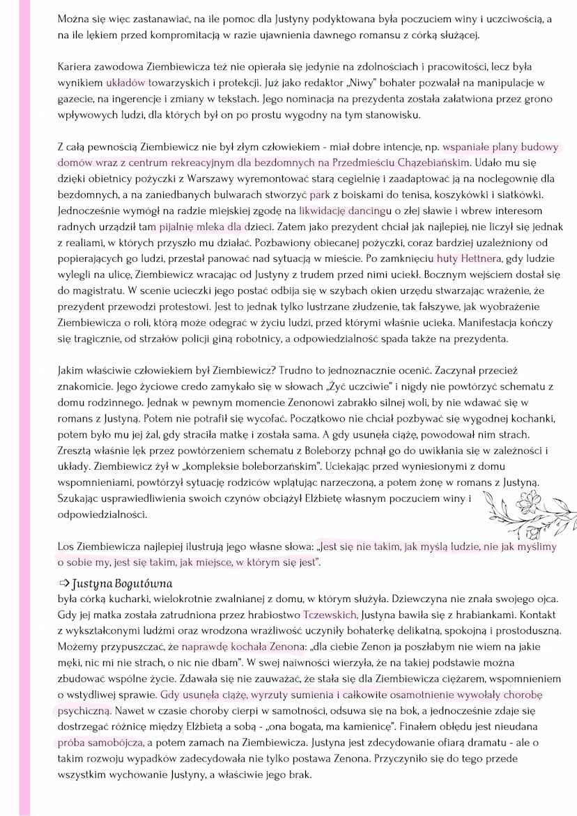 "Granica" Zofia Nałkowska
GENEZA
Nałkowska pisała Granicę w latach 1932-35, fragmenty powieści drukowane były od 1934 roku w kilku
czasopism