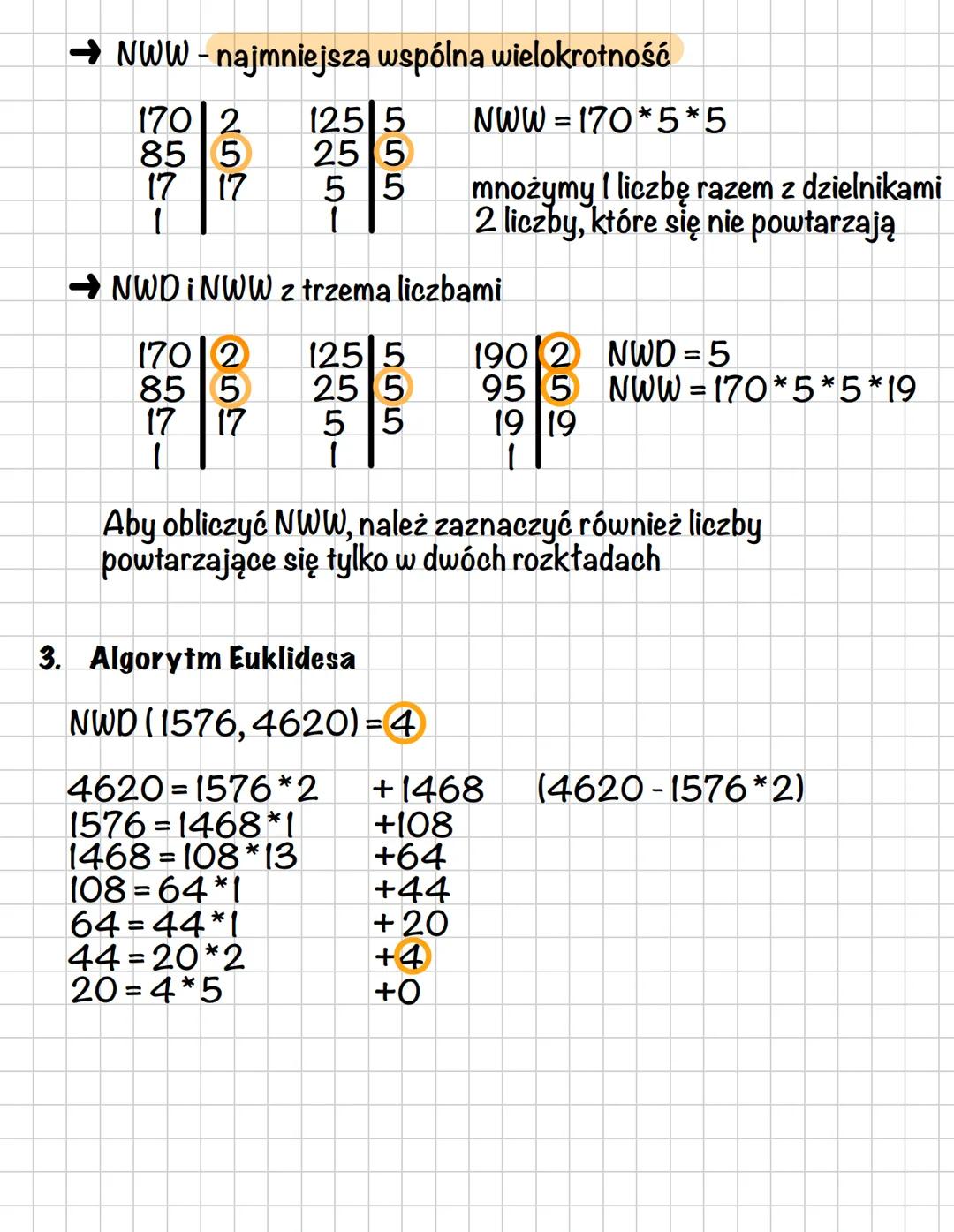 Matematyka
1. Zbiór liczb rzeczywistych
N
2
Q
N-liczby naturalne
2- liczby całkowite
Q-liczby wymierne
170 2
85 5
17 17
1
IQ
2. NWD-NWWw
➜ro