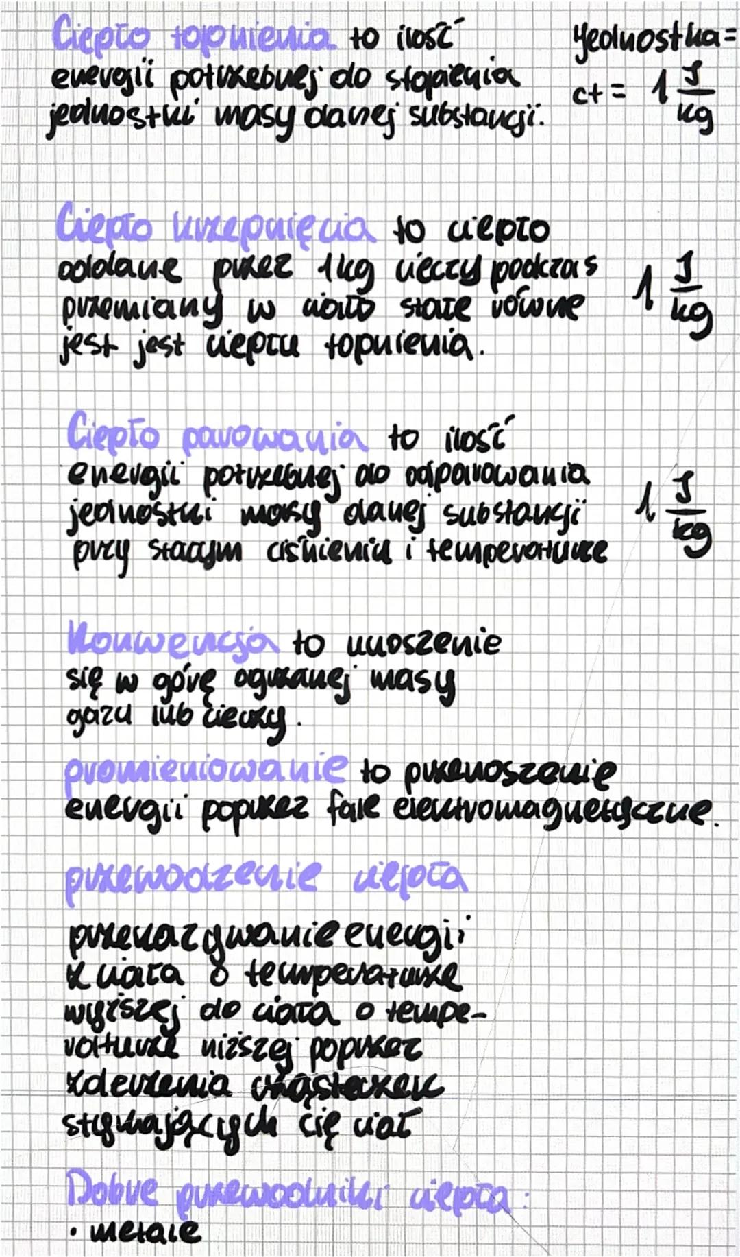 Dizemiany enevail w zjawiskach cieplnych
DZIAŁ PIERWSZY Weory
Energia wewnętrzna ciata to
Suma energi kinetycznych chaotycznego
ruchu wszyst