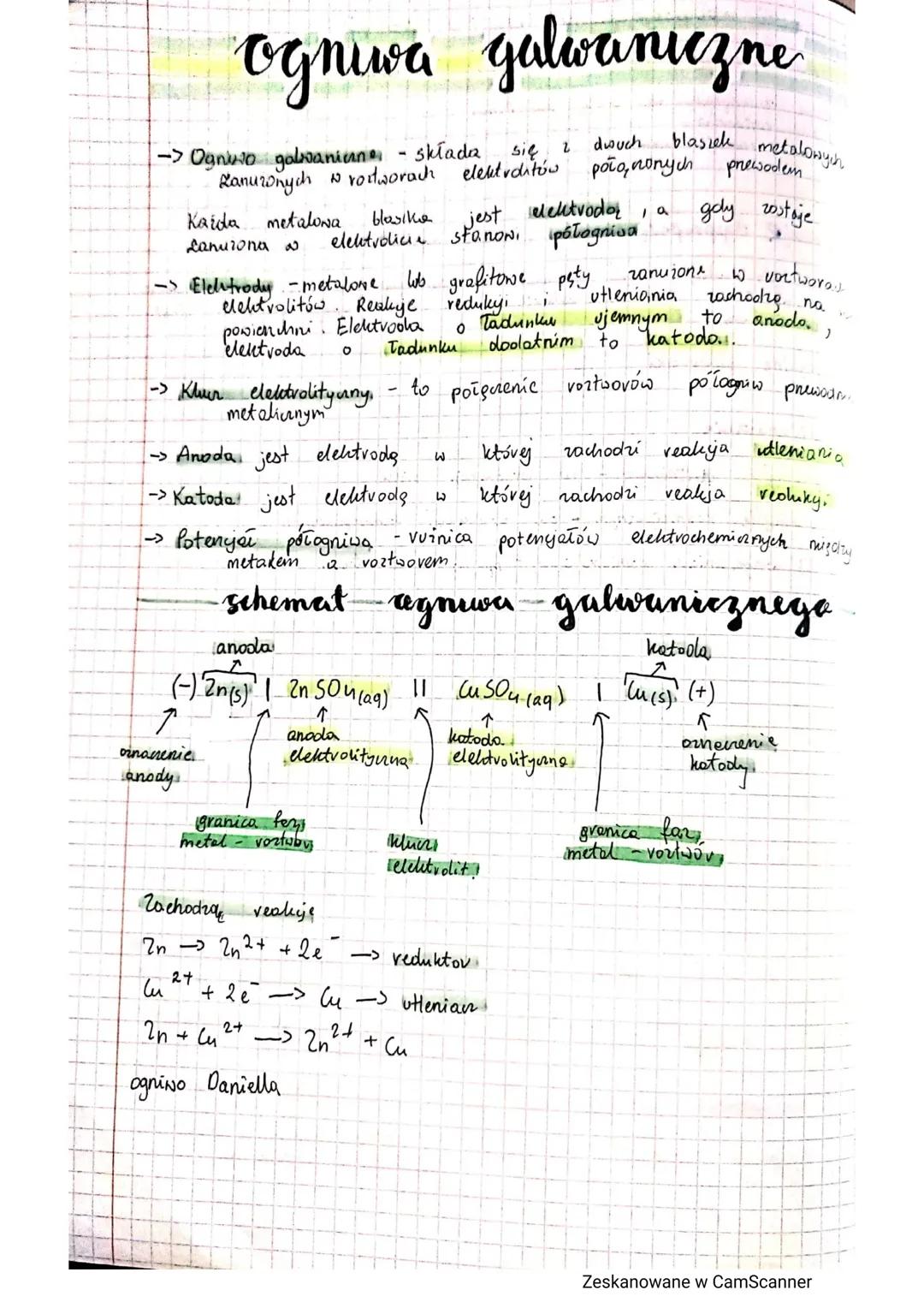 Ogniwa Galwaniczne i Ich Zastosowania