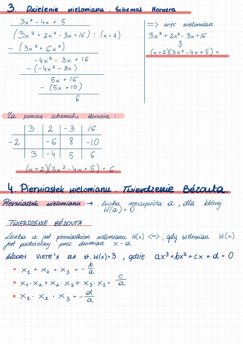 WIELOMIANY
1. Wielomiany jednej zmiennej rzeczywistej
W(x) = anx" + an-1 X^-1 +. + a₂x
Ao
• Sześcian
(a - b)³ =
3
²
An
Sześcian sumy
3
(a + 