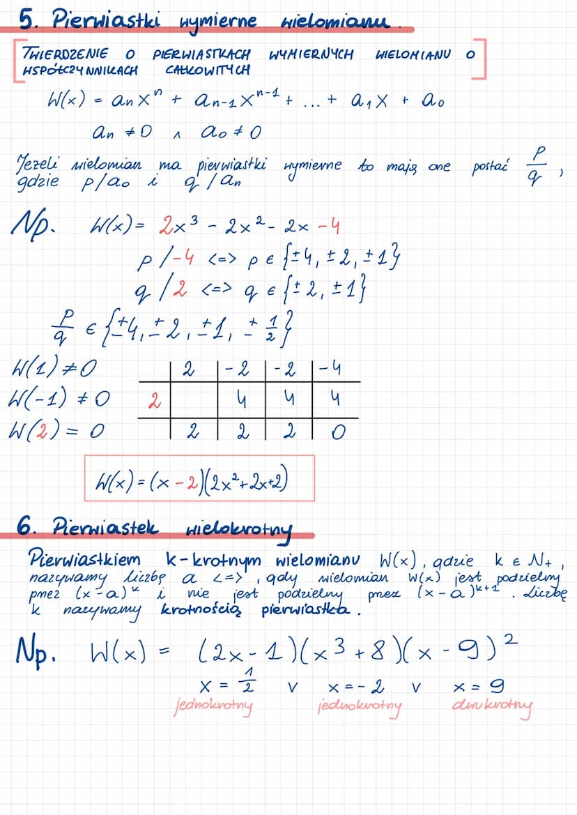 WIELOMIANY
1. Wielomiany jednej zmiennej rzeczywistej
W(x) = anx" + an-1 X^-1 +. + a₂x
Ao
• Sześcian
(a - b)³ =
3
²
An
Sześcian sumy
3
(a + 