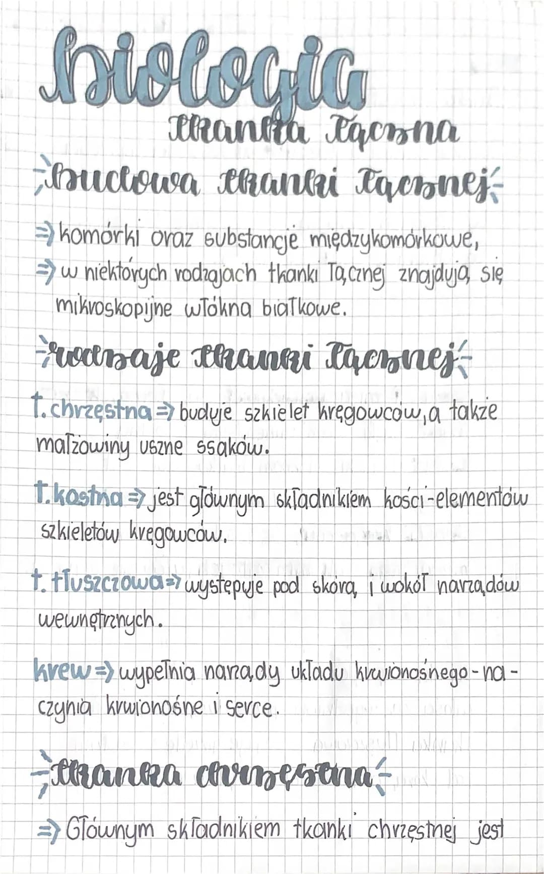 Tkanka łączna: Rodzaje, Co to, Budowa dla Klasy 6