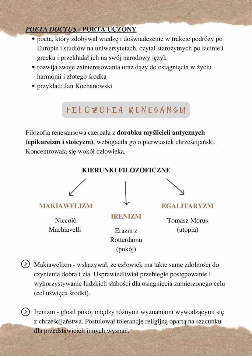 ODRODZENIE
RENESANS
CZAS TRWANIA
Renesans narodził się we Włoszech.
Europa: We Włoszech - od XIV w. do początku/2. poł. XVI w.
Polska: począ