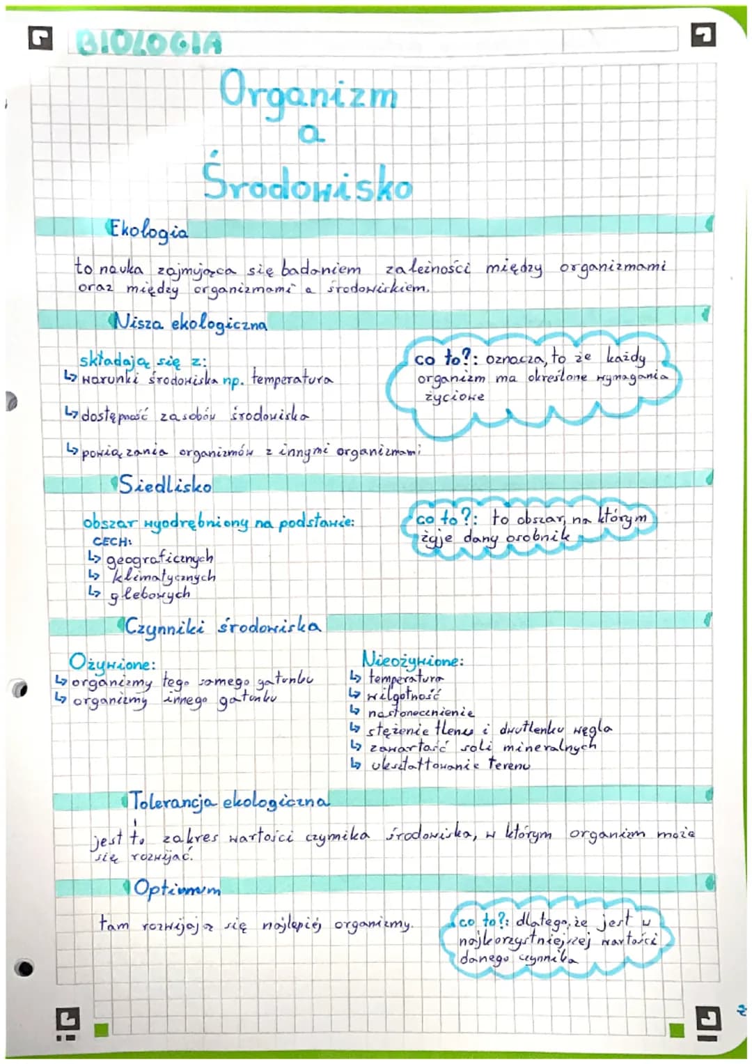 □ BIOLOGIA
Organizm
OL
Środowisko
Ekologia
to nauka zajmująca się badaniem zależności między organizmami
oraz między organizmami a srodowisk