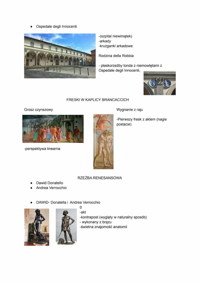 we Włoszech
-XV.-Quattrocento
-XVI.-Cinquecento
-powrót do antyku(starożytnej grecji i Rzymu)
RENESANS-ODRODZENIE
CECHY: akt, mitologiczne p