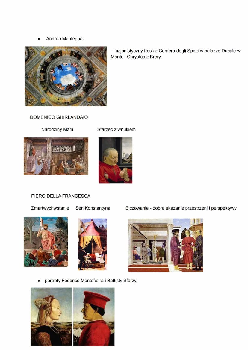 we Włoszech
-XV.-Quattrocento
-XVI.-Cinquecento
-powrót do antyku(starożytnej grecji i Rzymu)
RENESANS-ODRODZENIE
CECHY: akt, mitologiczne p