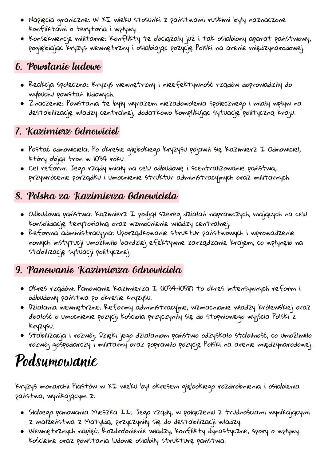 # Kryzys monarchii Piastów

1. Panowanie Mieszka II

*   Okres rządów: Mieszko II (panował w latach 1025-1034) objął tron po śmierci ojca,
 