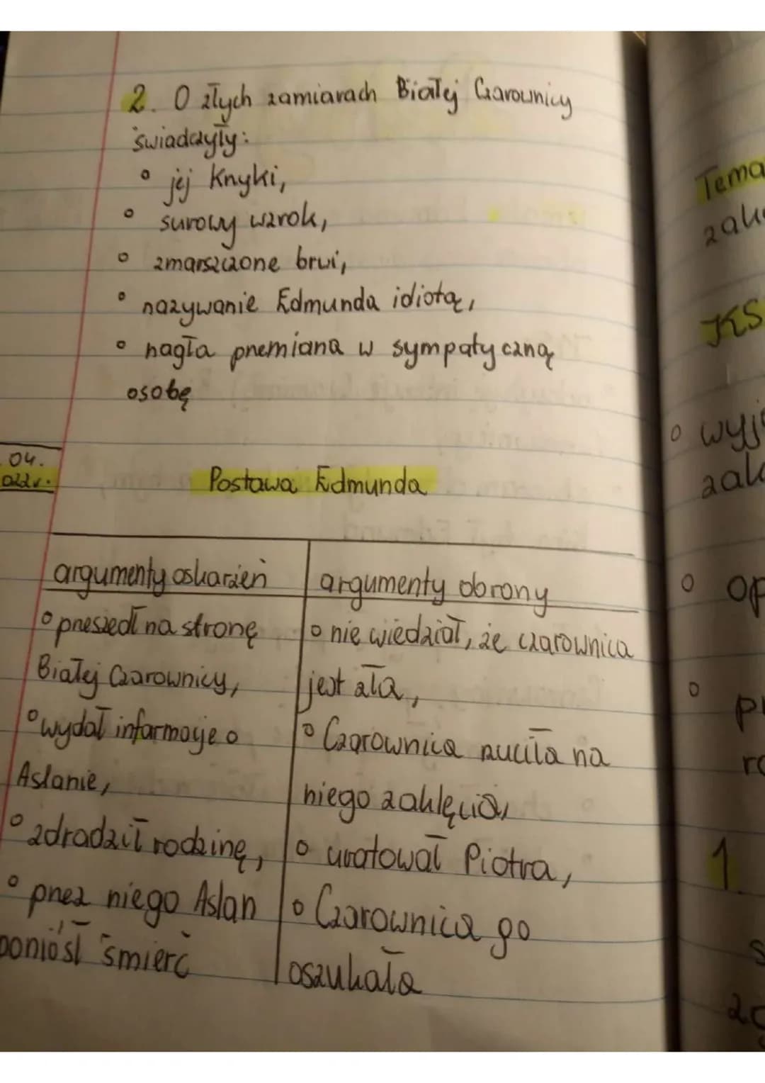 ■.04.
2022.
0
O
kehija
Swiat predstawiony w
Opowieściach 2 Narnii"
Temat:
JES:
ohreslam czas i miejsce akyi,
wymieniam bohaterow,
uskazuję w