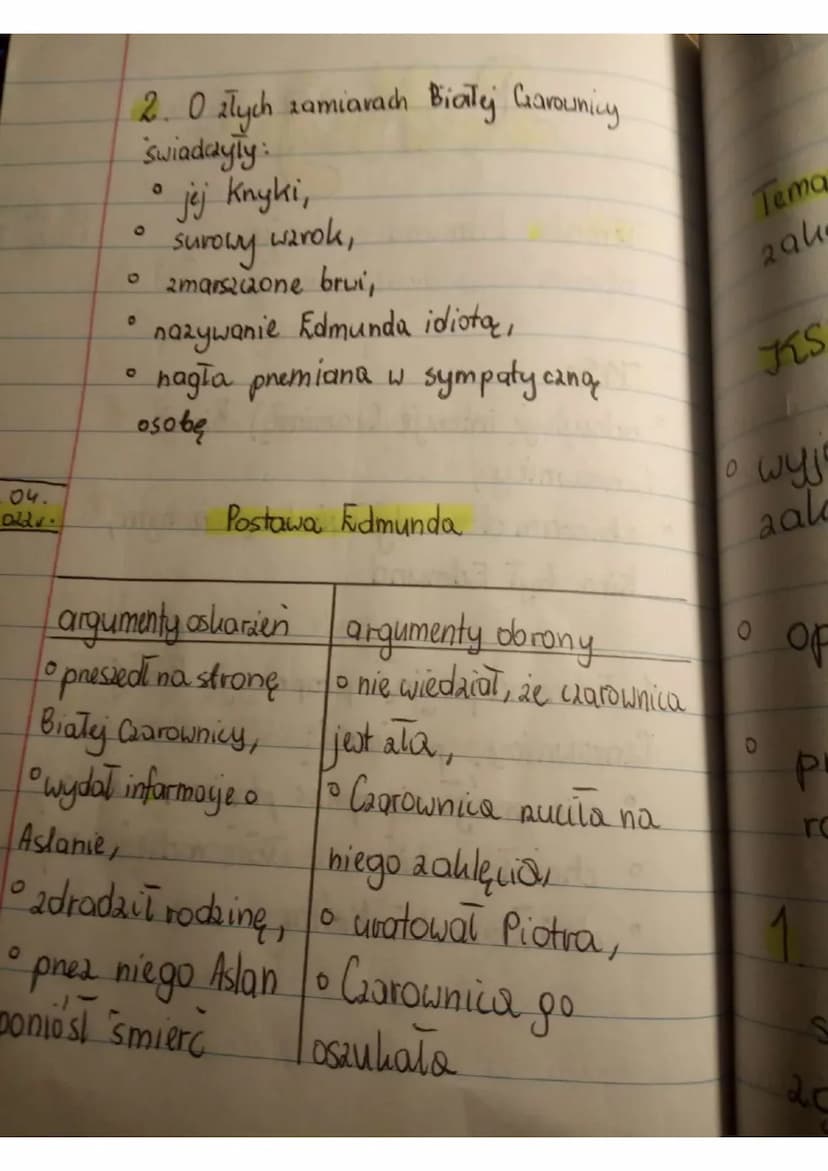 ■.04.
2022.
0
O
kehija
Swiat predstawiony w
Opowieściach 2 Narnii"
Temat:
JES:
ohreslam czas i miejsce akyi,
wymieniam bohaterow,
uskazuję w