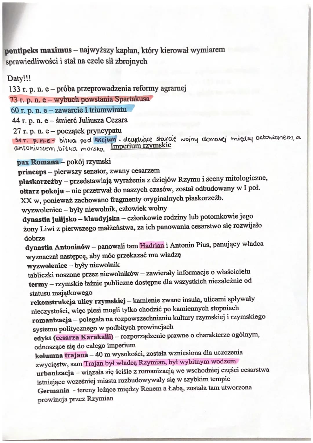 Republika rzymska, Podboje Rzymu
Lacjum - kraina leżąca u ujścia rzeki Tyber, sąsiadowało ono z Etruskami i
Grekami, a u jej ujścia znajdowa