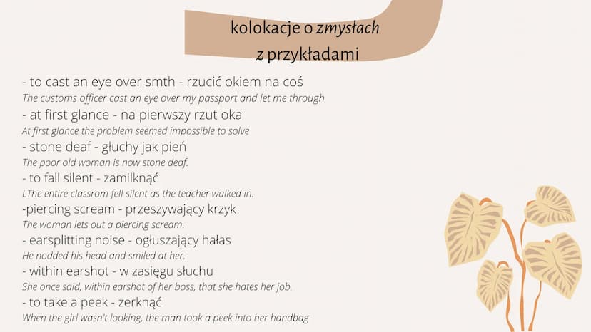 Najważniejsze kolokacje
w języku angielskim PLAN PREZENTACJI
1. Czym są kolokacje?
2. kolokacje z czasownikiem have
3. ,, do
4. ,, make
5. ,