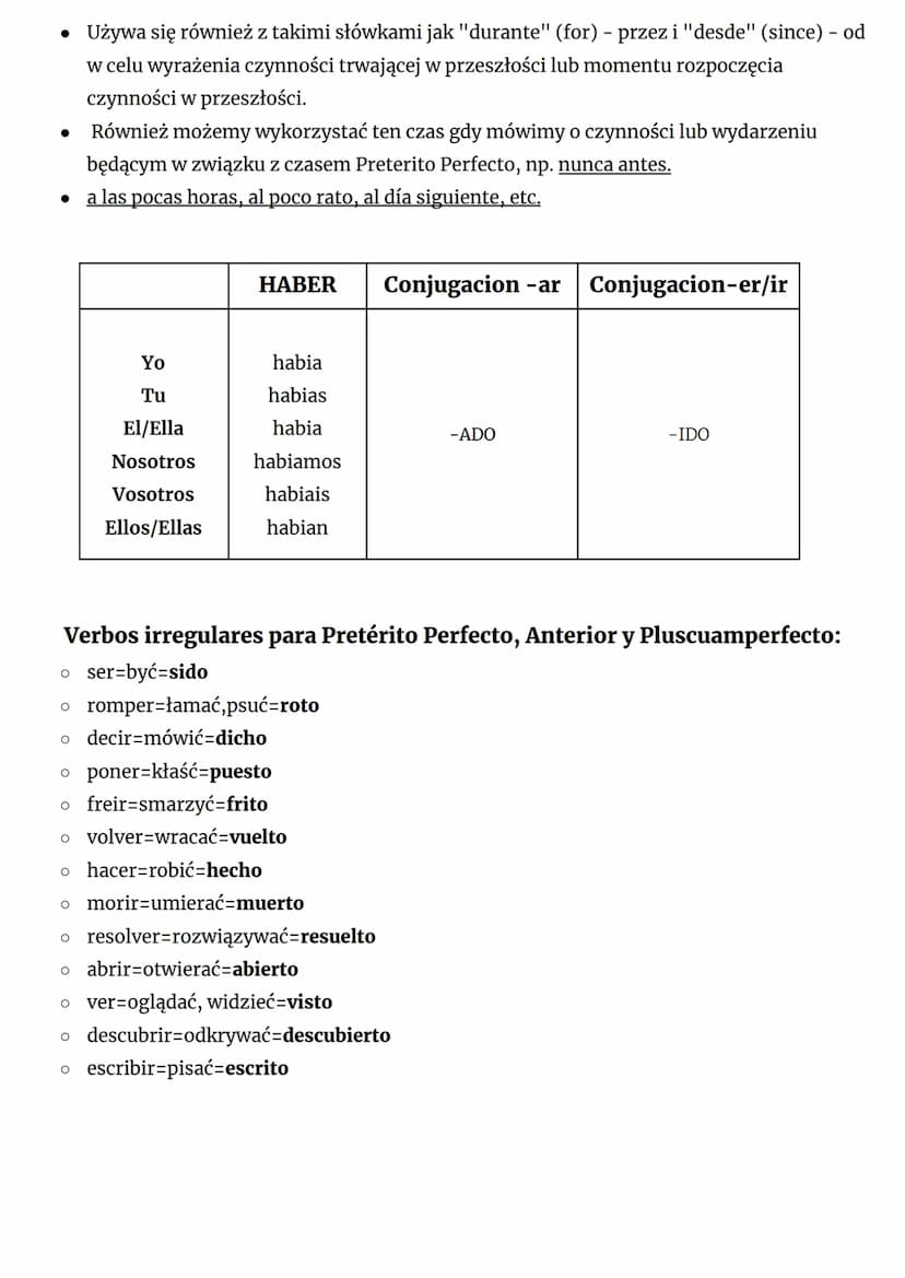 Español
□ Presente;
Conjugacion-ar Conjugacion-er Conjugacion-ir
TRABAJAR
BEBER
VIVIR
trabaj-o
beb-o
viv-0
trabaj-as
beb-es
viv-es
trabaj-a
