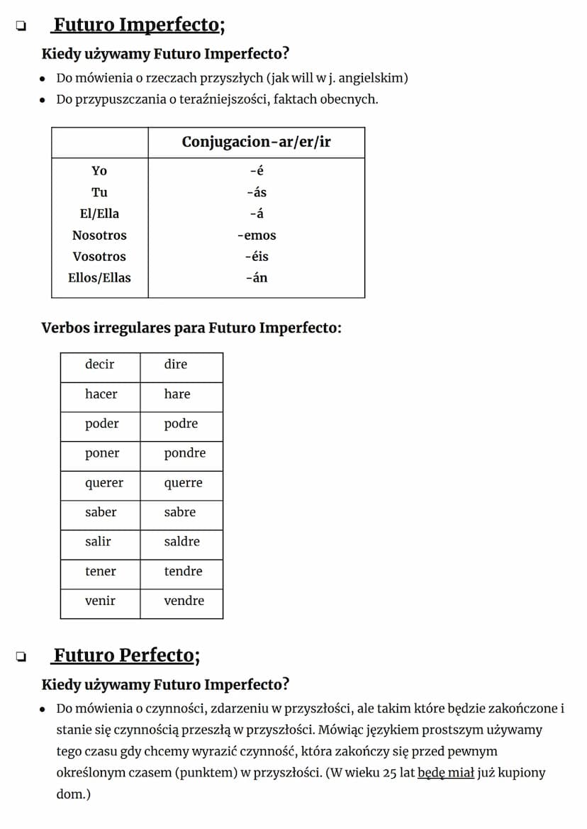Español
□ Presente;
Conjugacion-ar Conjugacion-er Conjugacion-ir
TRABAJAR
BEBER
VIVIR
trabaj-o
beb-o
viv-0
trabaj-as
beb-es
viv-es
trabaj-a
