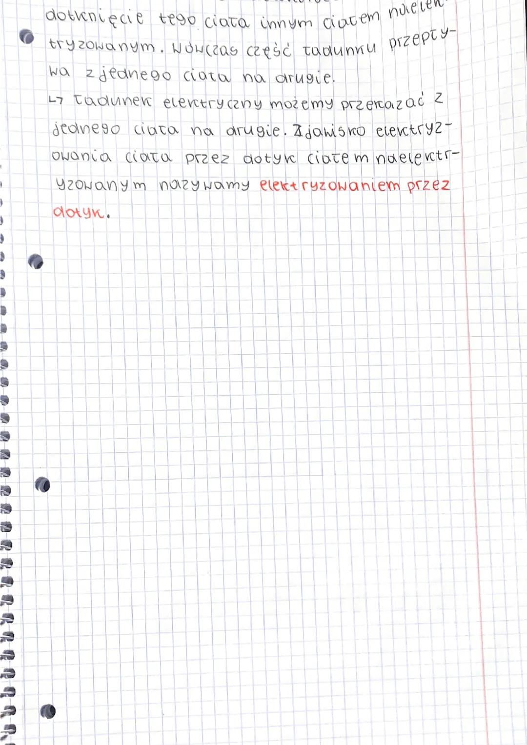 # Sizyra

sort rostoryza

Coto? zajmuje się oddziaływaniem
Ta dunków elektrycznych będących w
spoczynku. Jest częścią nauki o elektr-
ycznoś