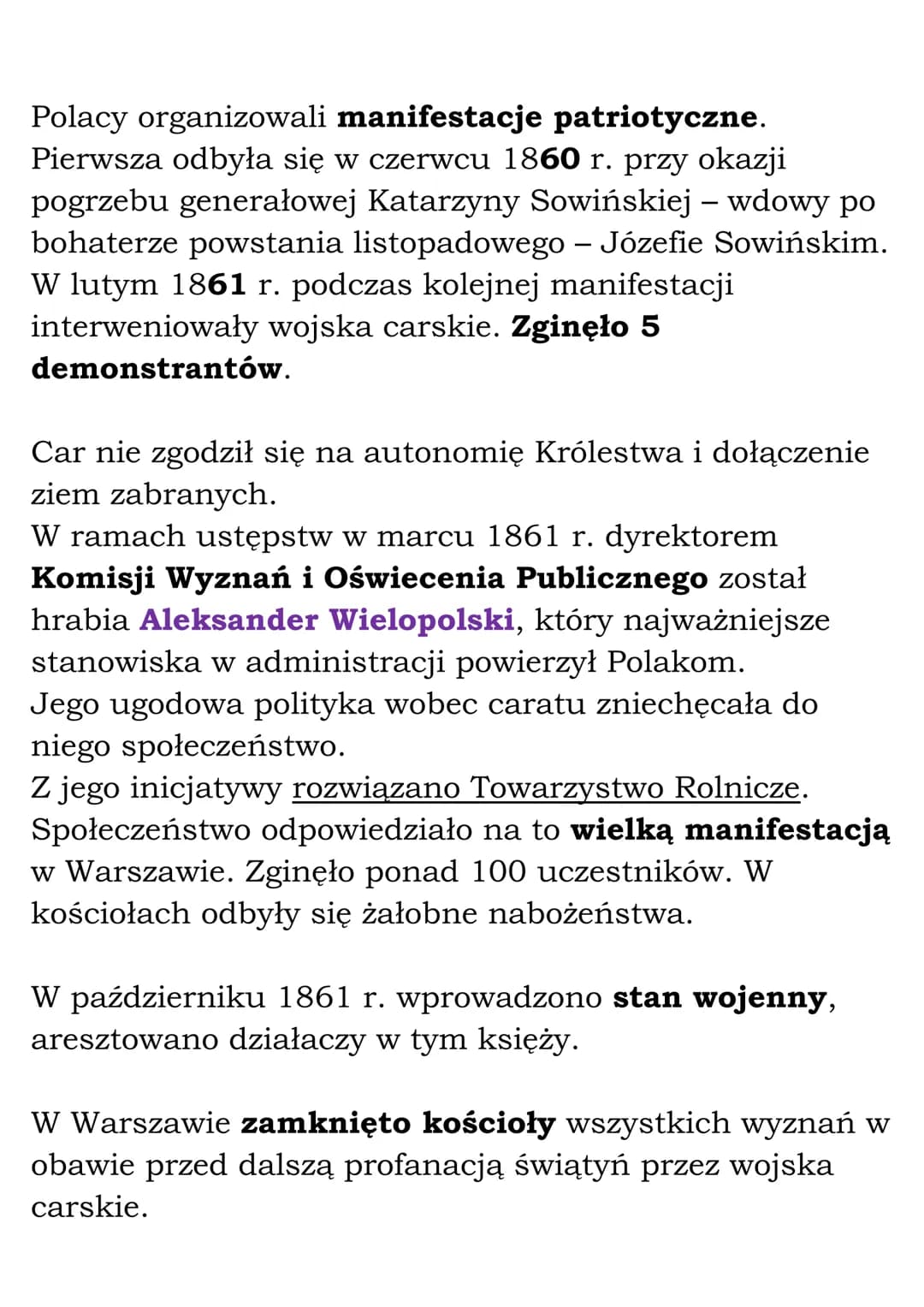 Ziemie polskie w drugiej
połowie XIX wieku
1.Powstanie styczniowe
Geneza powstania styczniowego
Po klęsce Rosji w wojnie krymskiej nastąpił 