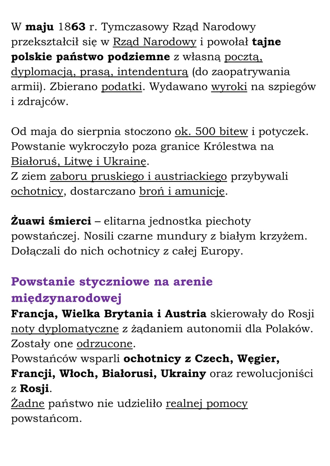 Ziemie polskie w drugiej
połowie XIX wieku
1.Powstanie styczniowe
Geneza powstania styczniowego
Po klęsce Rosji w wojnie krymskiej nastąpił 