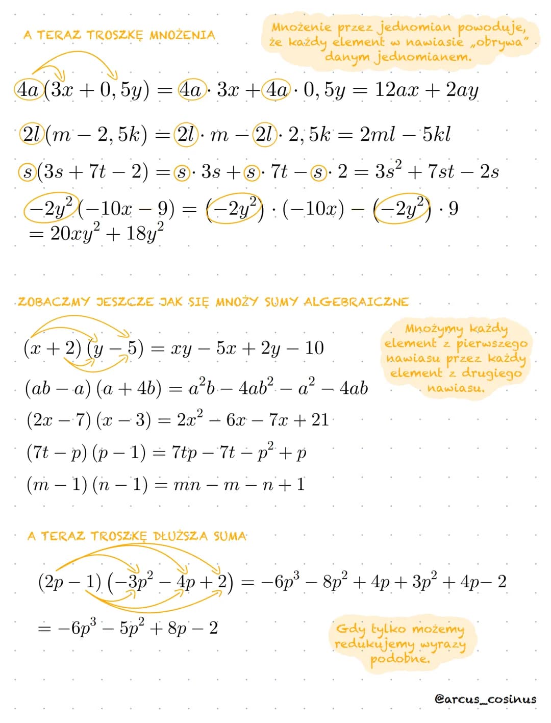 WYRAŻENIA
ALGEBRAICZNE
Pojawiający się na lekcji temat wyrażeń algebraicznych zwiastuje
matematyce moment kiedy litery łącza się z liczbami.