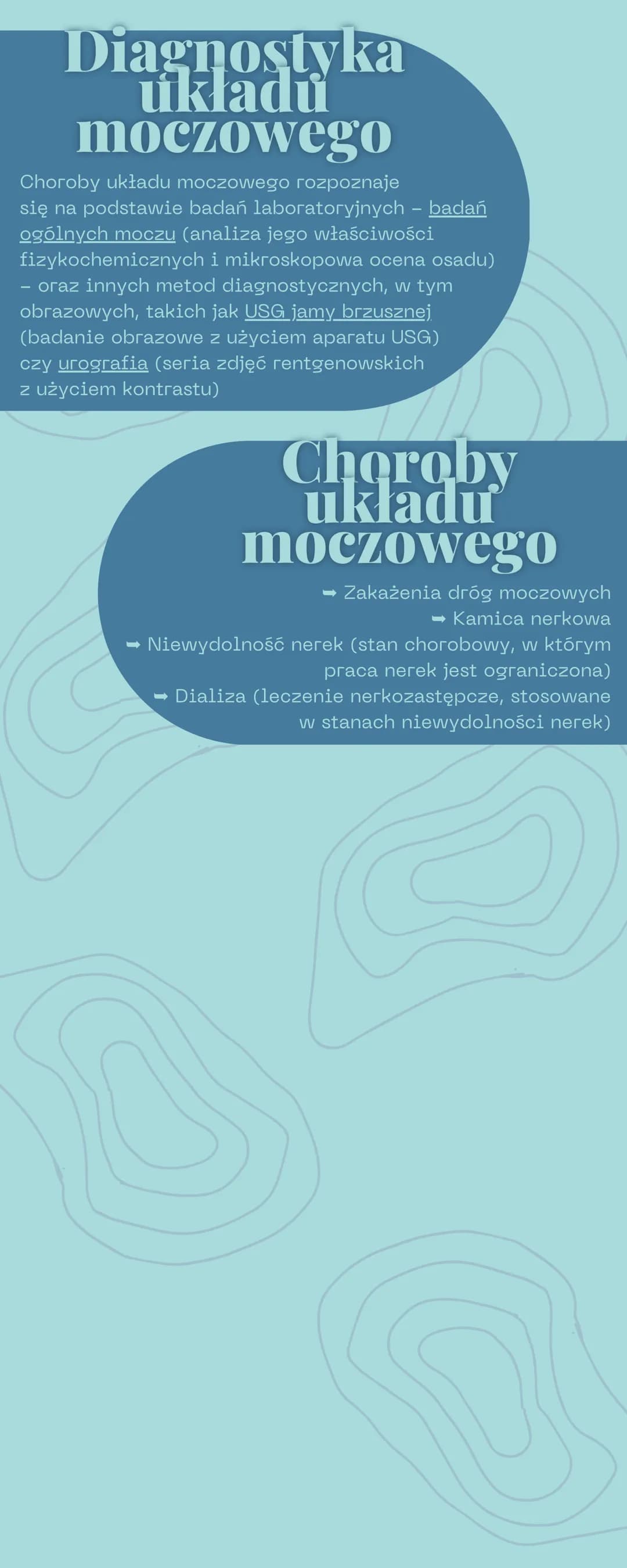 Układ moczow
Funkcje
ukladu
moczowego
495
Do głównych funkcji układu moczowego należą:
➡ wydalanie – usuwanie zbędnych
i szkodliwych produkt