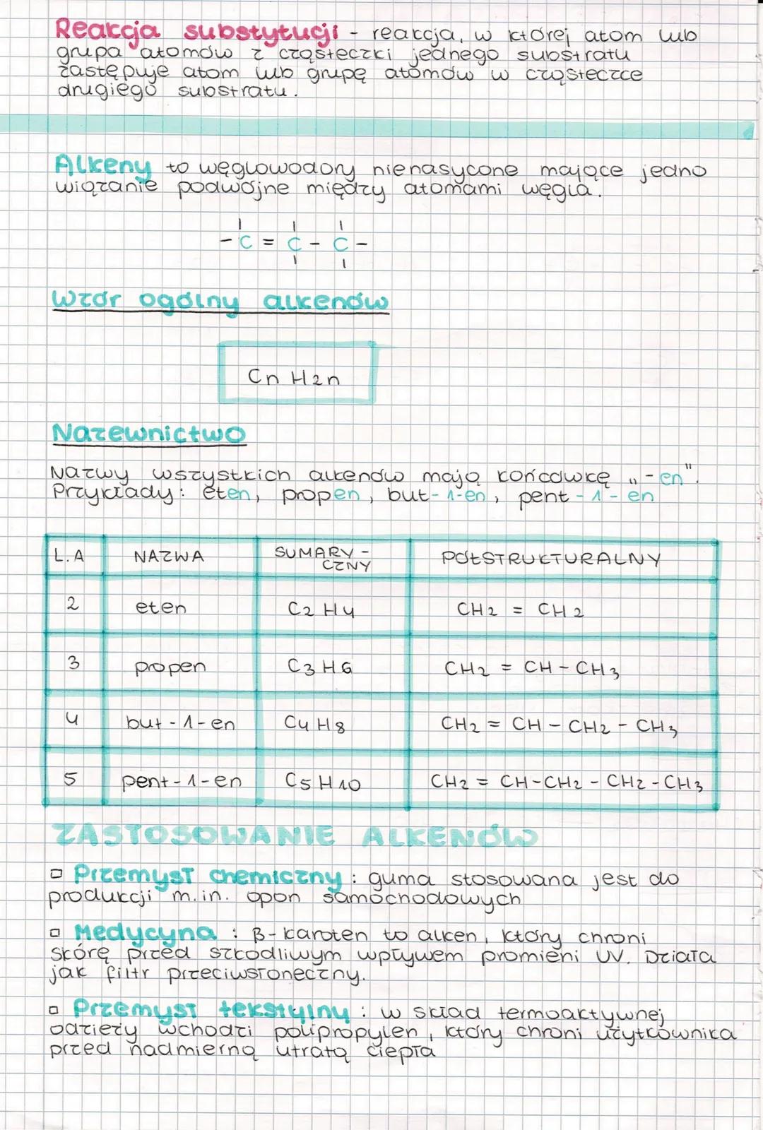 # WEGLOWODORY

ALKANY to węglowodory nasycone w których
cząsteczkach wszystkie atomy węgla są połączone
wiązaniani pojedynczymi.

-C-C-C-C-
