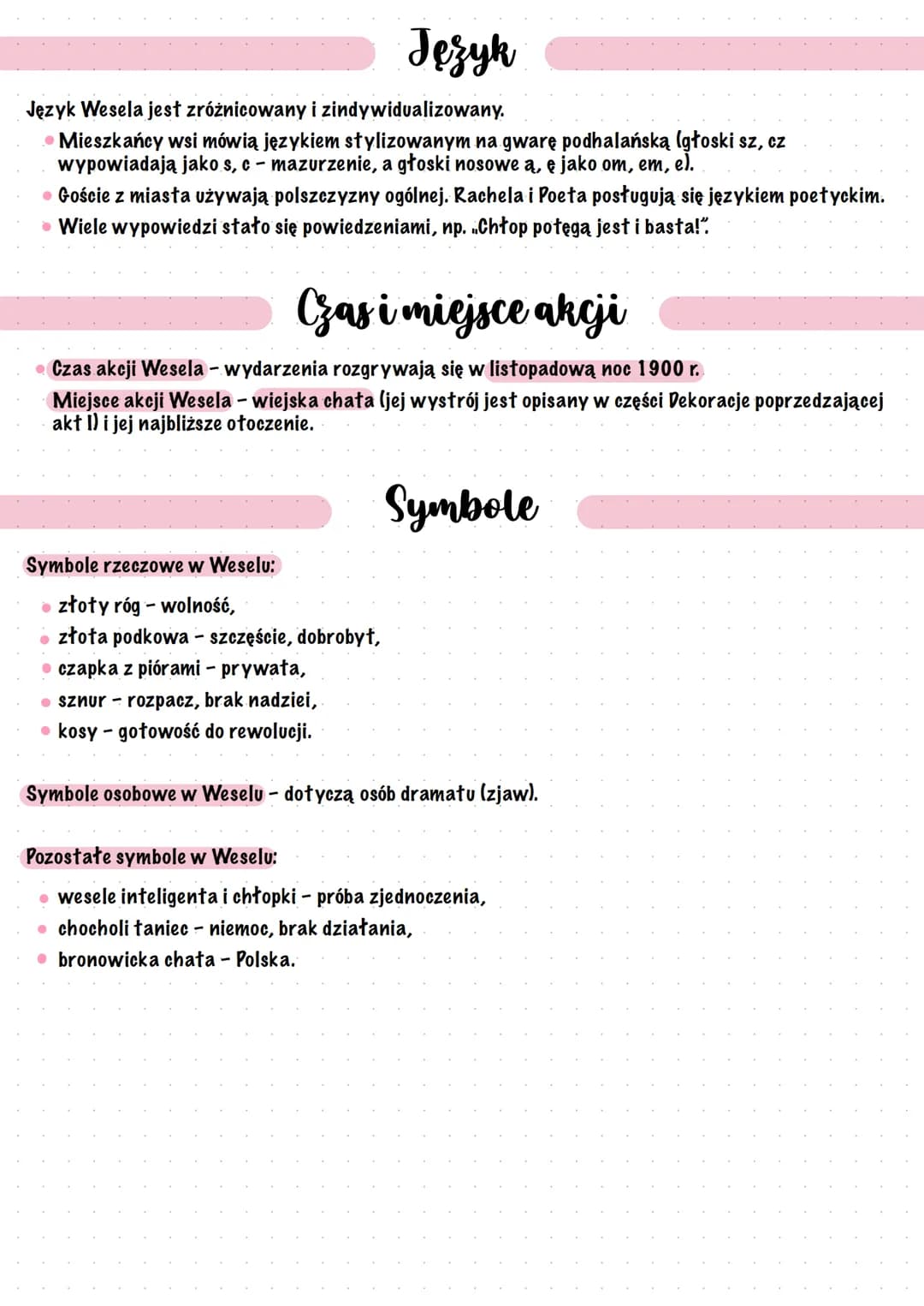 Wesele
Stanislaw Wyspiański
Geneza
Geneza Wesela wiąże się z autentycznym wydarzeniem z 20 listopada 1900 r. - ślubem Lucjana
Rydla z chłopk