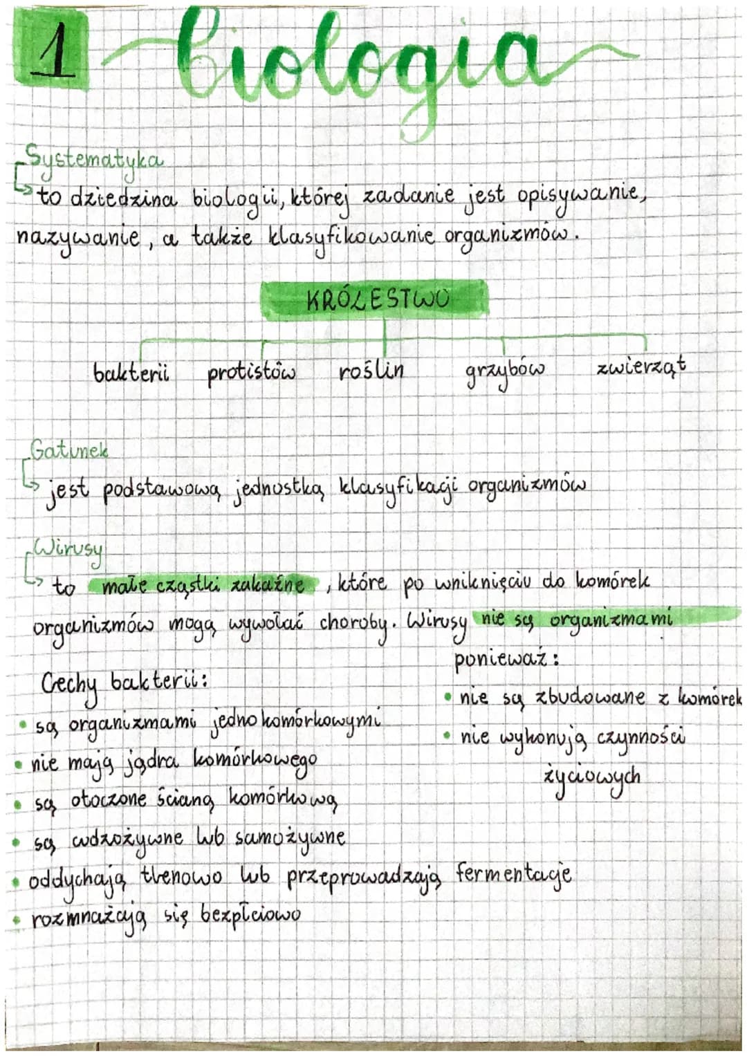 4 Ciologia
1
Systematyka
to dziedzina biologii, której zadanie jest opisywanie,
nazywanie, a także klasyfikowanie organizmów.
KRÓLESTWO
•
ba