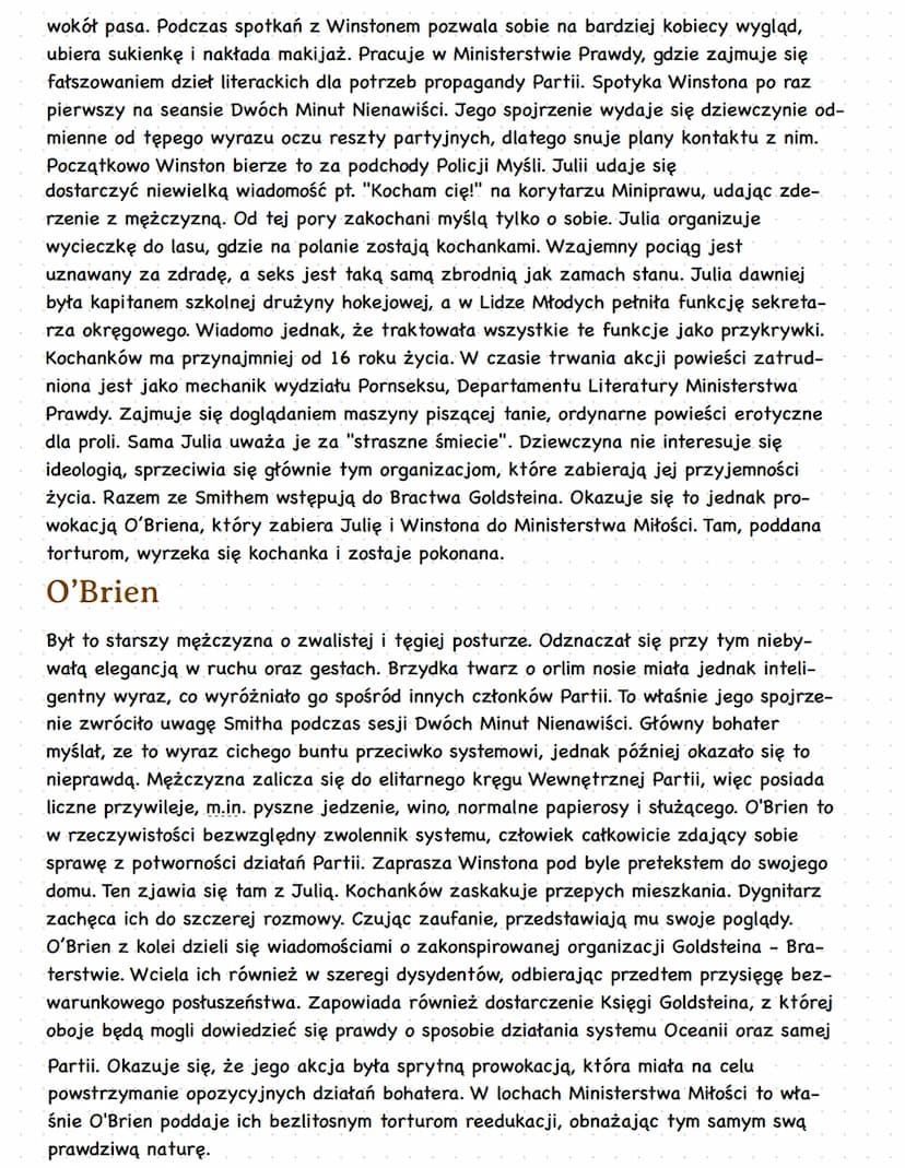 gatunek
●
powieść
antyutopia
●
Rok
1984
geneza
Utwór powstał pod wpływem przeżyć i doświadczeń, które towarzyszyły autorowi
podczas jego ucz