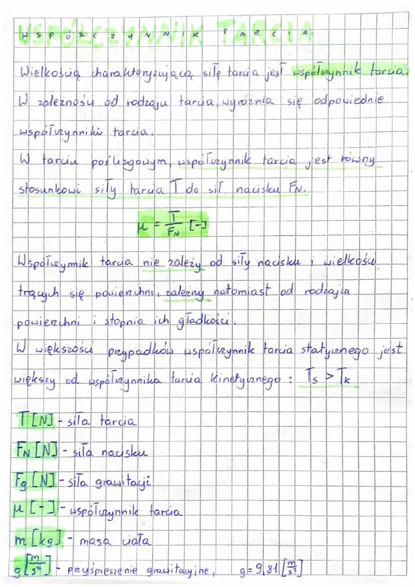 3
S
R
N
4
T
F
- jest to zjawisko fizycznej zmiany energii
Kinetycznej
na ciepło. Sito tarcia T występuje na styku trąc
silę powierzchni i je
