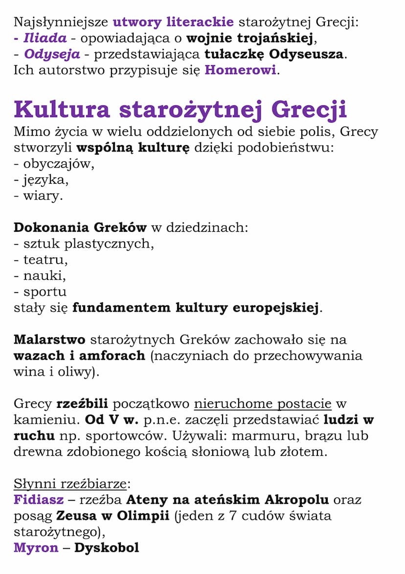 Starożytna
Grecja
Cały rozdział II
Kl 5, NE
Demokratyczne Ateny
VIII wiek p.n.e. – ukształtowanie się greckich miast-
państw
V wiek p.n.e. -