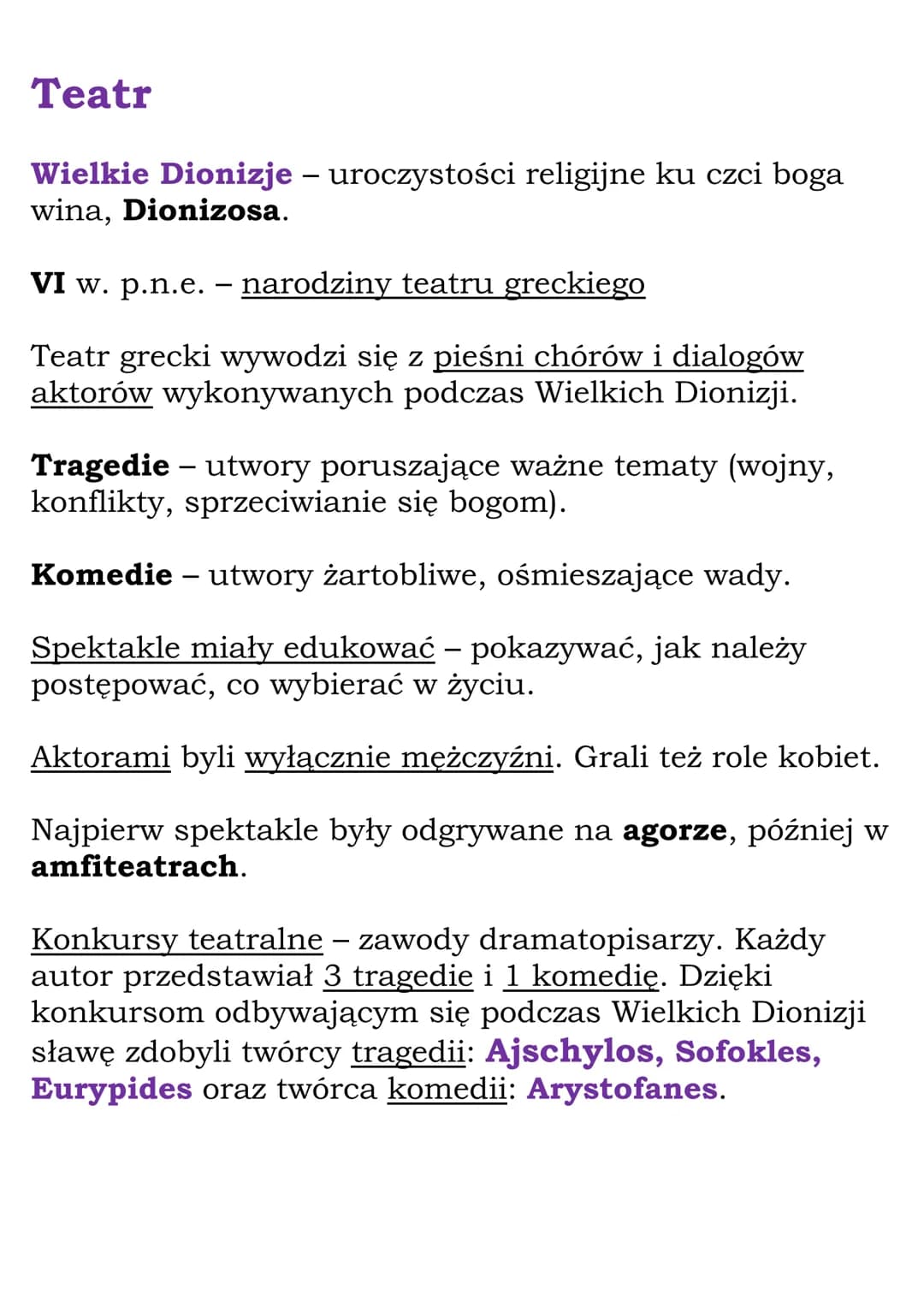 Starożytna
Grecja
Cały rozdział II
Kl 5, NE
Demokratyczne Ateny
VIII wiek p.n.e. – ukształtowanie się greckich miast-
państw
V wiek p.n.e. -
