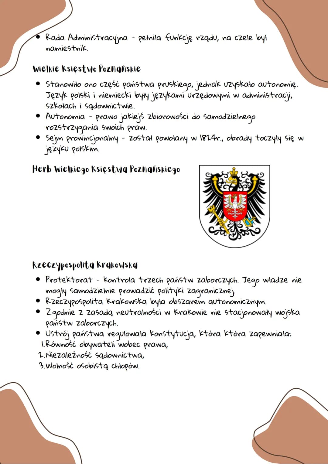 Po upadky Księstwa
warszawskiego
Podział ziem polskich
• Zlikwidowano Księstwo Warszawskie.
• 1815r. powstanie Królestwa Polskiego, które by