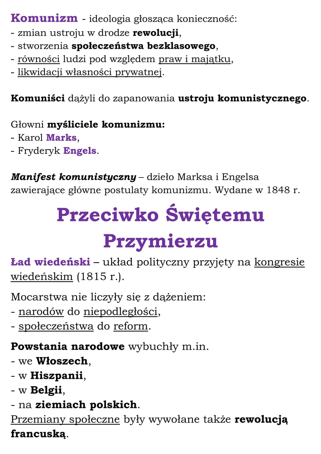 Europa po kongresie
wiedeńskim
R 1, kl 7, NE
Kongres wiedeński
Konsekwencje klęski Napoleona w bitwie pod Lipskiem
1813 r.:
- ostateczna prz