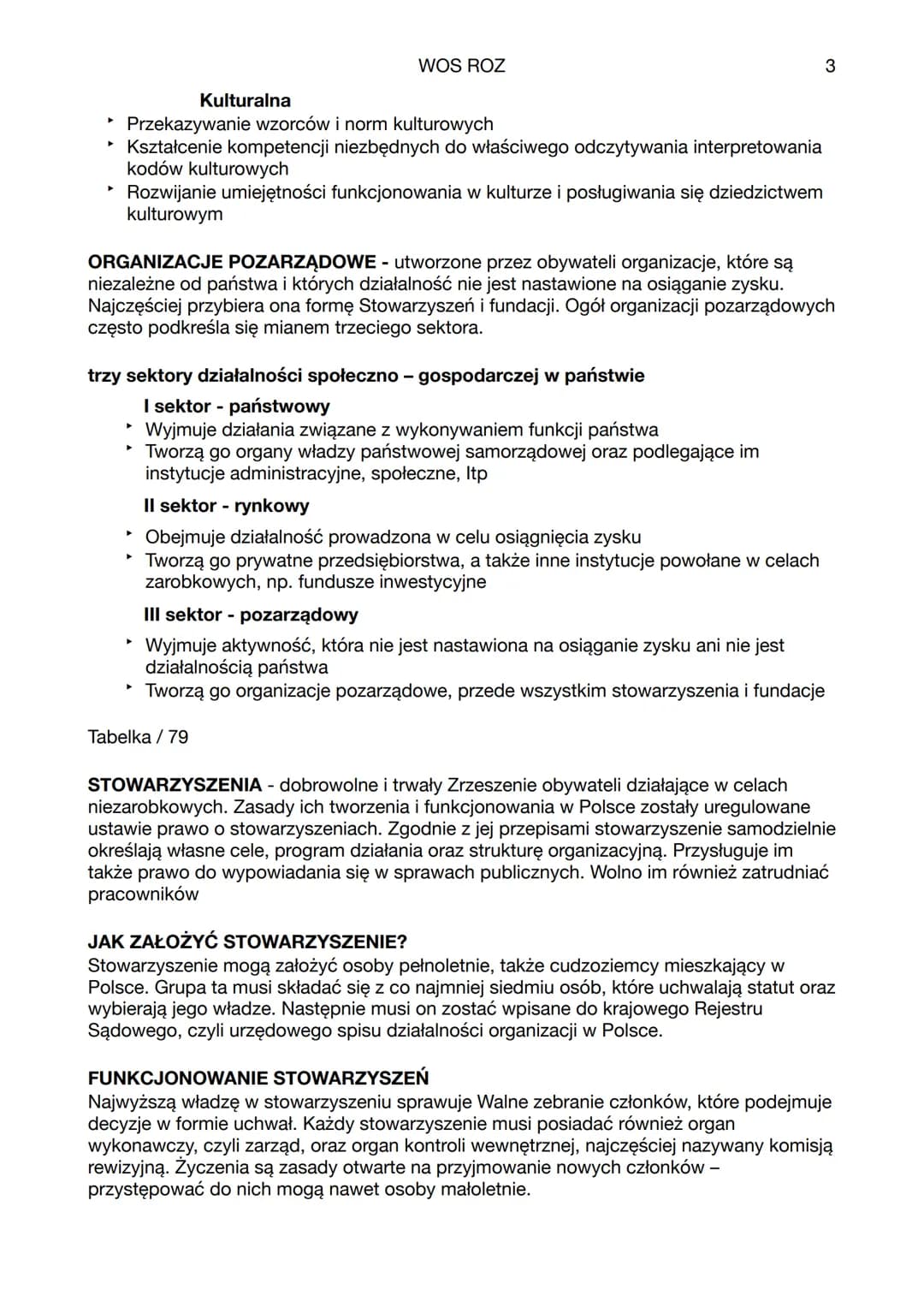 SPOŁECZEŃSTWO OBYWATELSKIE
WOS ROZ
▶
1
Temat 1
1. Jako zbiorowość, której członkowie w wielu różnorodnych
formach działają w przestrzeni pub