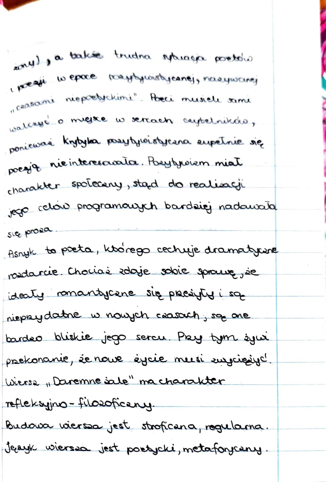 Daremne zale
Antynomie prelomu postyca
walka
jednostka
idealizm
mistycyam
praca
(A. Asnyk)
społeczeństwo
pragmatyam, utgletaryan.
scjentyam

