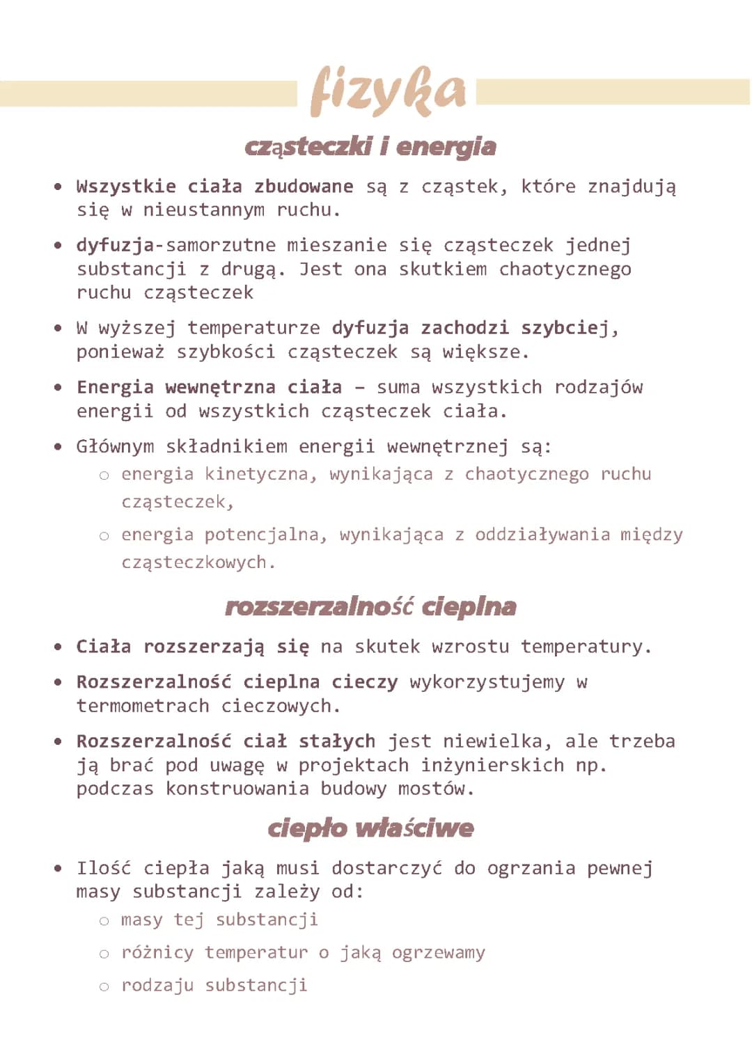 Cząsteczki, Energia i Rozszerzalność Cieplna: Fizyczne Podstawy