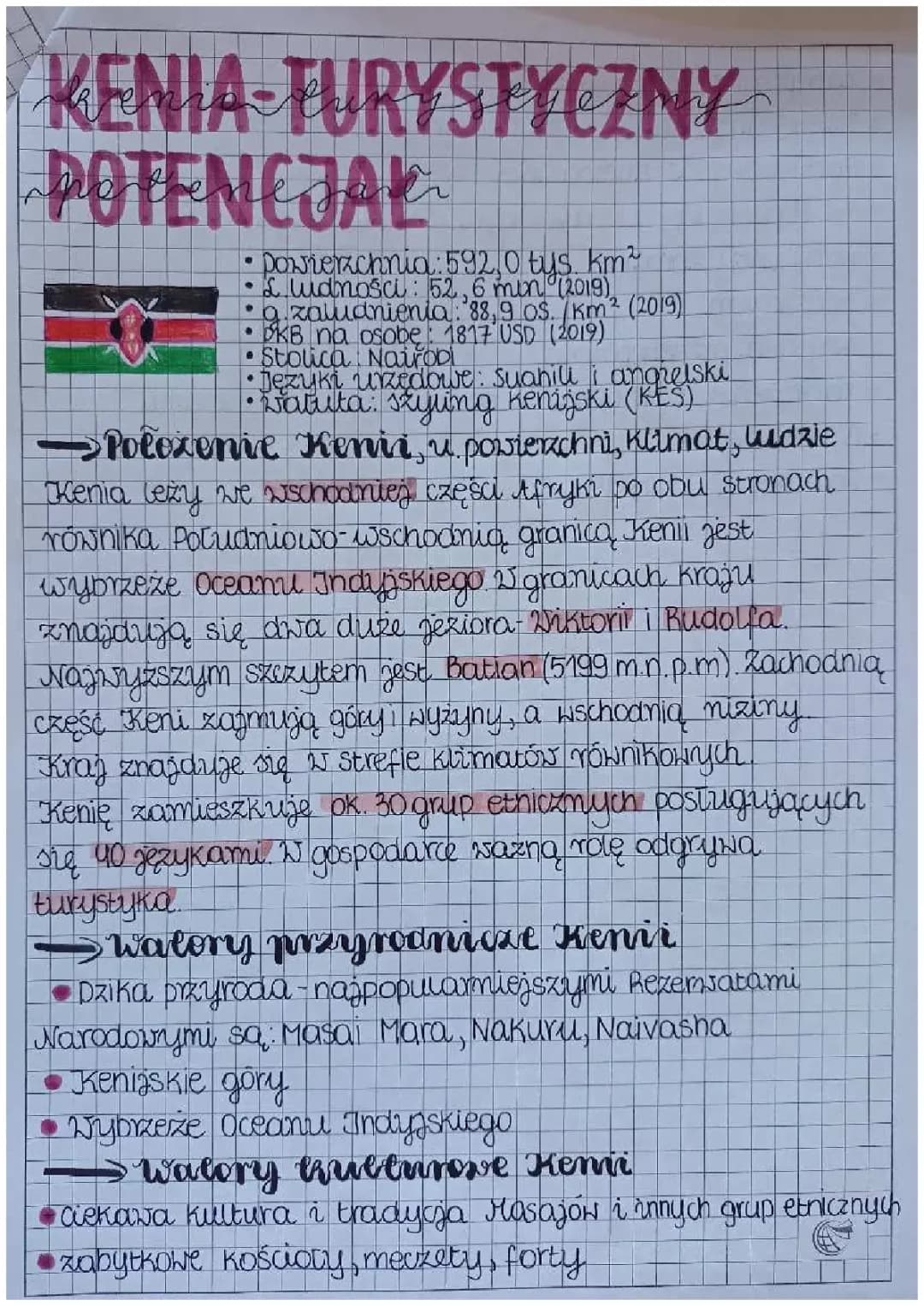 Kenia - turystyczny potencjał