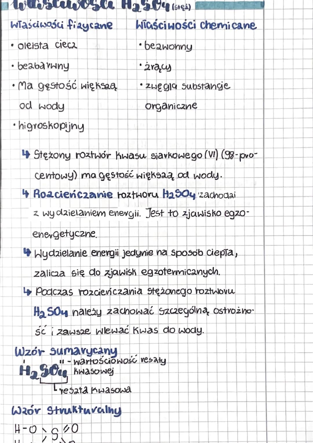 was siarkowy
4 Kwas siarkowy (VI) otrzymujemy w reakcji
tlenku Siarki (VI) z wodą:
SO₂ + H₂O → H₂SO4
tlenek Siarki(VI) woda Kwas siarkowy (V